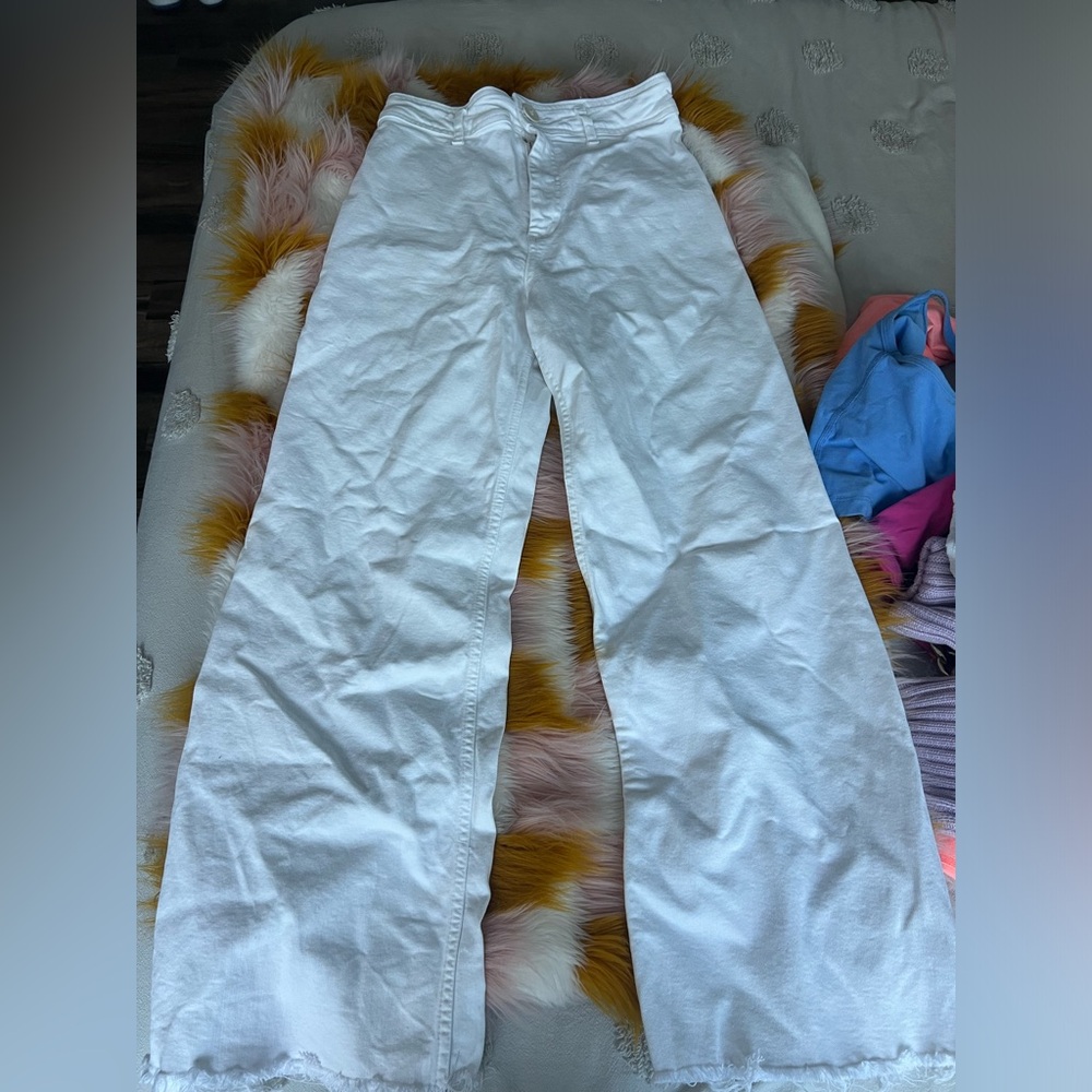 Zara white marine pants